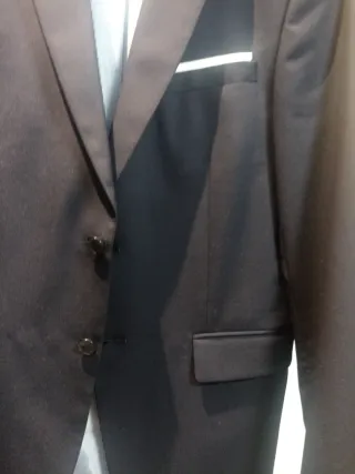 Traje juvenil azul marino