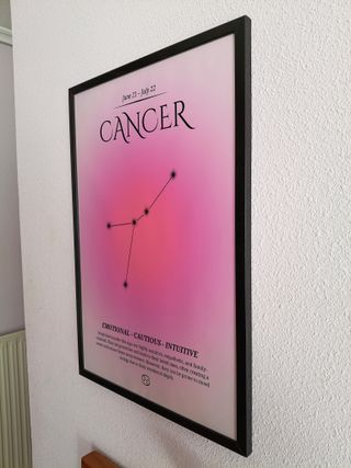 Cuadro Cancer Zodiaco - Poster Cancer Horóscopo