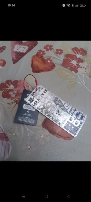 Sprayground Biglietto Rosso Argento completo