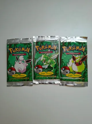 Bustine pokémon base jungle booster