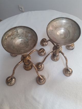 2 CANDELABROS VINTAGE