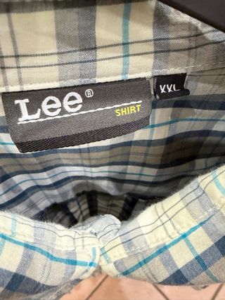 Camicia Lee Uomo Quadri Blu/Grigio XXL