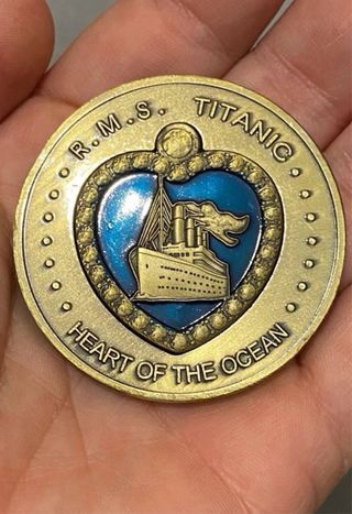 Medalla R.M.S. Titanic Heart of the Ocean