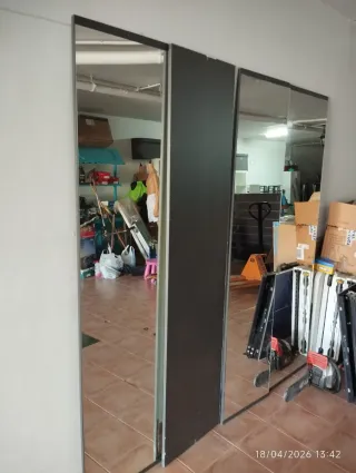 4 Espejos Tienda Ropa Madera