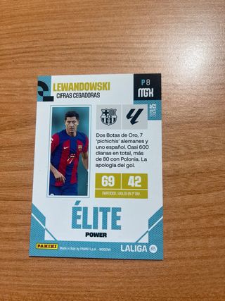 Cromo Firmado Robert Lewandowski EA Sports
