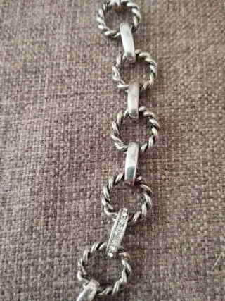 Collar Monet Plata con Circonitas