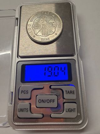 Moneda Plata 100 Pesetas 1966