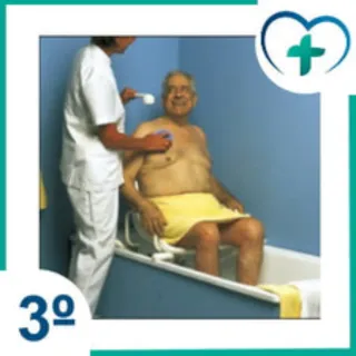 Silla giratoria para bañera 360º