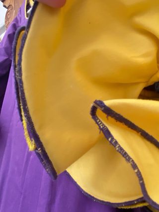 Traje Flamenca Morado y Amarillo Talla 32-34
