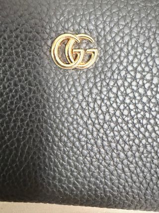 Billetera Negra con Correa