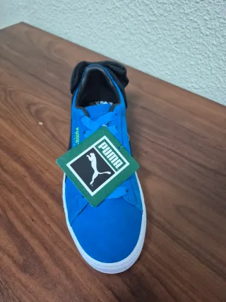 Zapatillas Puma Azul/Negro Talla 36 Nuevas