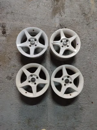 Juego 4 Llantas 14" Speedline Blancas 4x108 FORD