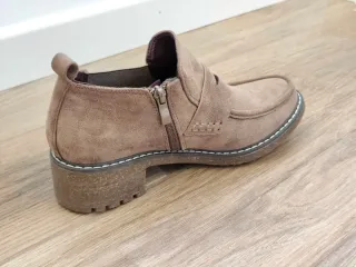 Botines de ante marrón