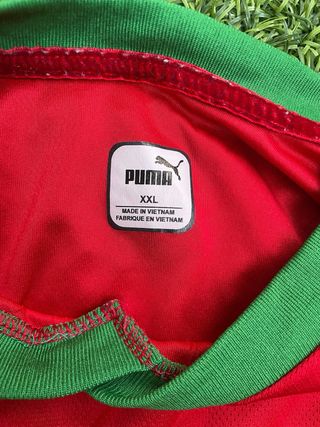 Camiseta Puma Marruecos Roja y Verde