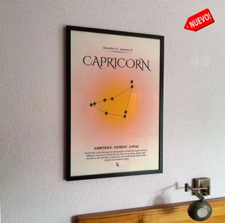 Cuadro Capricornio Zodiaco - Poster Capricorn