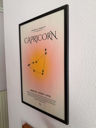 Cuadro Capricornio Zodiaco - Poster Capricorn