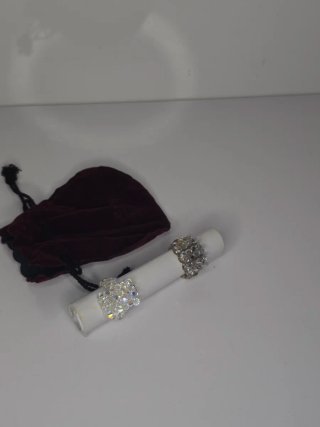 Anillos bisutería cristalinos