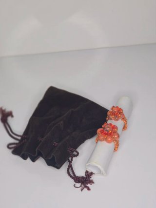 Anillos de bisutería naranja