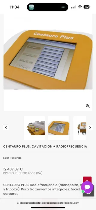 Centauro Plus Radiofrecuencia y Cavitación