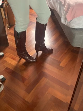 Botas altas CUPLÉ cuero Talla 39 Retro vintage.