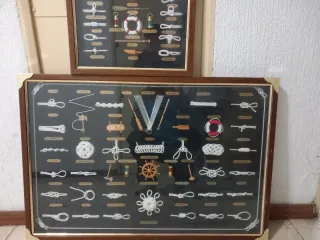 Cuadros Nudos Marineros Madera y Tela