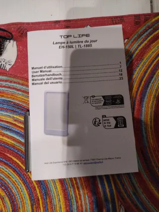 Lámpara Luminoterapia TOP LIFE 15.000 lux