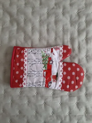 Guantone da cucina natalizio