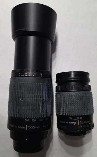 Kit Cámara Analógica Nikon F65 + 2 Objetivos