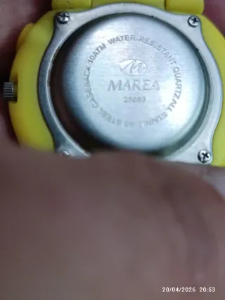 Reloj Deportivo Marea Azul y Amarillo