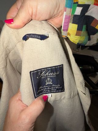 Traje lino beige talla M