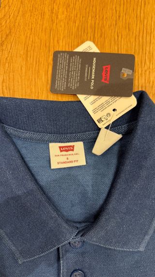 Polo Levi's Azul Nuevo Talla M