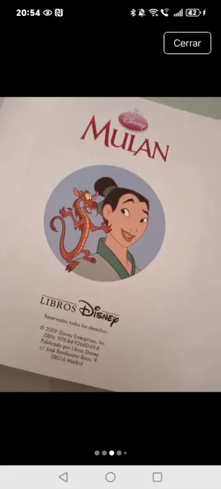 Lote 2 cuentos Disney