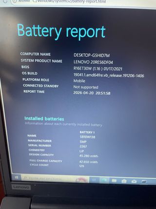 Lenovo ThinkPad Core i5 precio no negociable