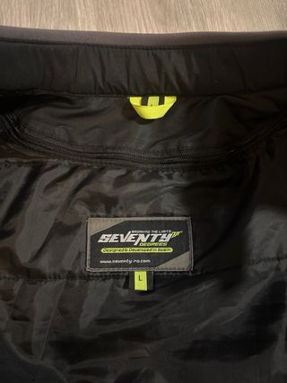 Chaqueta Moto Seventy Degrees Negra/Gris