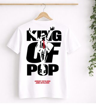 Camiseta Michael Jackson King of Pop