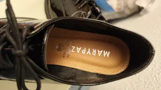 Zapatos negros charol mujer