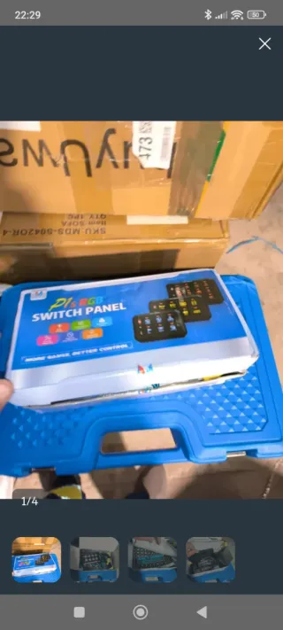 Panel de control RGB para interruptores