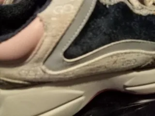 Zapatillas Gucci Talla 36 Beige/Azul