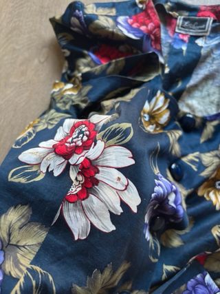 Top vintage Luisa Spagnoli floreale