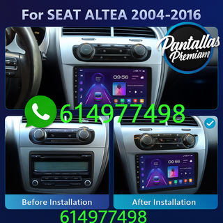 Radio Pantalla CARPLAY GPS USB para Seat Altea