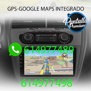 Radio Pantalla CARPLAY GPS USB para Seat Altea