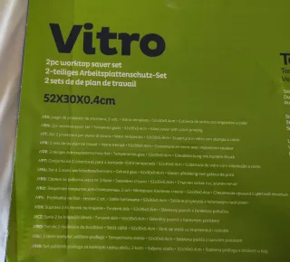 Protettore in vetroceramica con design pizza