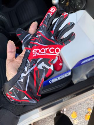 Guantes Karting Sparco.