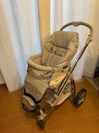 Cochecito Bebecar IP-OP Trio Gris