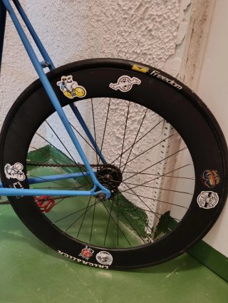 Bici Fixie Azul