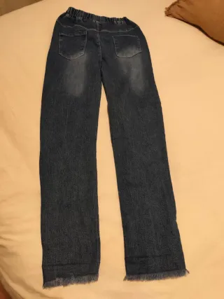 Vaqueros niño azules