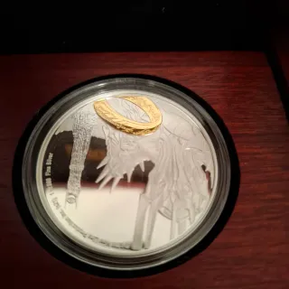 Moneda Plata 999 El Señor de los Anillos Sauron