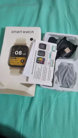 Smartwatch Beige/Oro