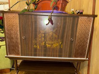 Mueble bar vintage puertas correderas