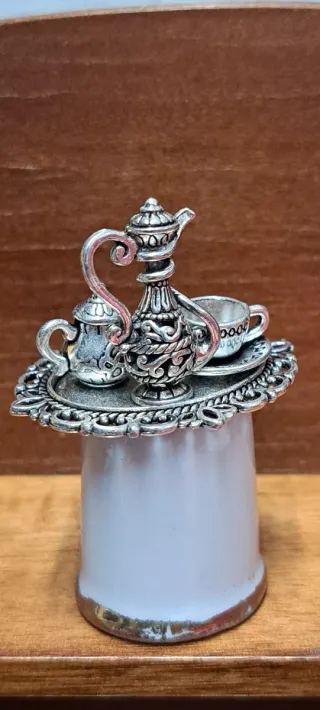 DEDAL JUEGO DE TÉ MINIATURA